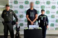 Canino detectó 800 gramos de marihuana exótica en el aeropuerto de Rionegro; avaluada en $6 millones 