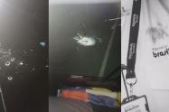 Ataque a un bus en la vía a la Costa 