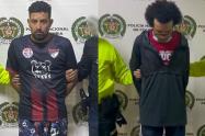 Juan Camilo Muñoz Gaviria, alias 'Teta' o 'Teté', y Juan David Echavarría Zapata, alias 'Chuky'