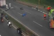 Accidente de tránsito en Medellín 