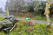 Cilindro con explosivos fue retirado de vía al norte de Antioquia