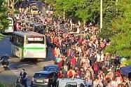 Trancones y la movilidad al sur del Valle de Aburrá afectada 