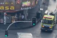 Incendio de un asadero de pollos en el centro de Medellín 