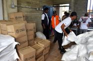 Ayudas humanitarias en Briceño 