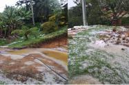 Cultivos afectados deja fuerte granizada en el municipio de Guarne, oriente antioqueño