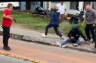 Funcionario del CTI disparó y capturó a fletero en el barrio Guayabal de Medellín
