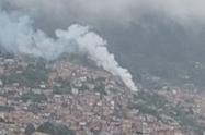 Incendio en el barrio Carpinelo de Medellín