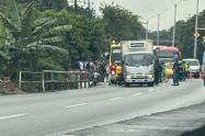 Grave accidente de tránsito en Medellín 