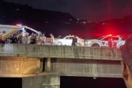 Motociclista cayó de un puente y sobrevivió milagrosamente en Santa Fe de Antioquia