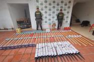 Policía incautó 215 Kilos de pólvora que iban por encomienda en las carreteras de Antioquia 