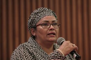 Victoria Sandino, parte del partido político de las Farc