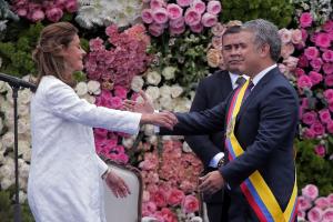 Marta Lucía Ramírez se posesionó como la primera vicepresidenta de la historia de Colombia 