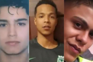 Tres jóvenes desaparecidos en la Comuna 13.
