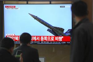 Lanzamiento de misiles desde Corea del Norte