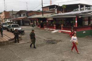 Población de Caucasia, en el Bajo Cauca antioqueño.