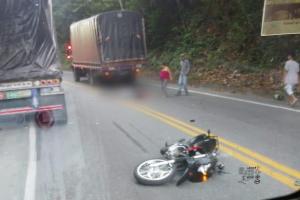Dos jóvenes murieron en accidente de transito en San Luis, Antioquia