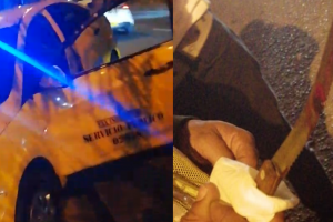 Delincuentes venezolanos casi matan a taxista en Medellín por quitarle un celular