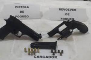 Decomisan armas de fuego en vivienda de Medellín