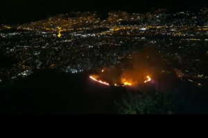 Buscan a responsables de incendio del Cerro de las Tres Cruces  