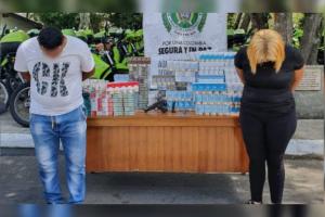 Cogieron a dos ladrones cuando robaban dos mil cajetillas de cigarrillos en Medellín