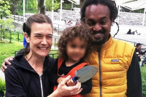 Jennifer Schlecht, Yonathan Tedla y su hija