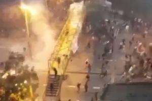 disturbios en la Universidad de Antioquia