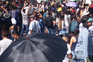 Habitantes de diez municipios antioqueños salieron a marchar 