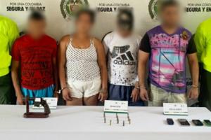 Los detenidos serían integrantes de “Los Caparros” y el “Clan del Golfo”.