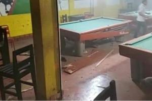 Lugar donde ocurrió el atentado. Caucasia, Antioquia