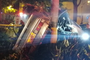 Cinco personas heridas, dejó grave accidente de tránsito en la avenida las vegas de Medellín