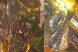 La pierna derecha de la escultura de “Los Abuelos” no fue robada en el barrio Santander de Medellín