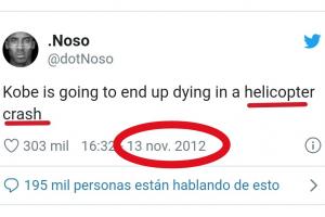 ¿Usuario en Twitter predijo la muerte de Kobe Bryant?