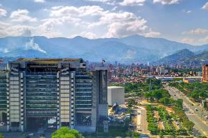 Incendio forestal en Medellín