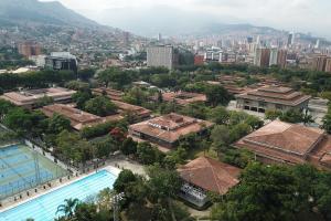 Panorámica del campus central de la Universidad de Antioquia
