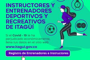 Entrenadores deportivos de Itagüí tendrán ayuda para afrontar la cuarentena