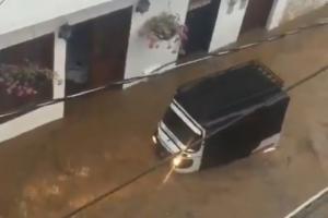 Fuerte aguacero dejó 24 familias afectadas en Santa Fe de Antioquia