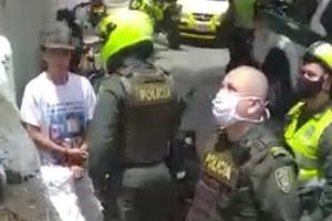 Motociclista que violó la cuarentena provocó una asonada en Medellín