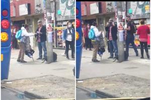 Indignación por negocio donde se prueban los tapabocas como si fueran ropa