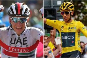 Tadej Pogacar y Egan Bernal