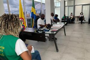 Reunión adelantada en la Gobernación de Chocó sobre el caso de Milciades Rodríguez