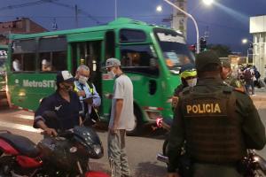 Controles ley seca en Medellín