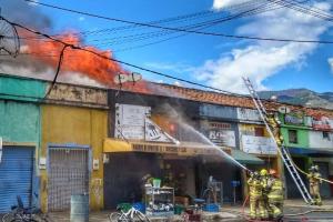 Incendio en el centro de Medellín
