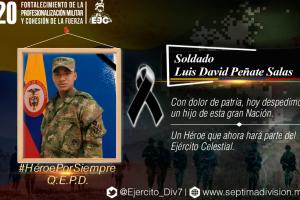 Soldado asesinado en Ituango, Antioquia