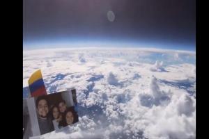 Imágenes de la tierra desde la estratósfera 
