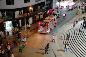 Lugar de la emergencia en Bello, Antioquia.
