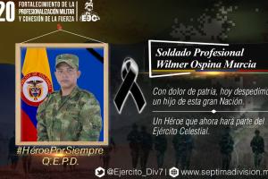 Soldado murió tras pisar una mina antipersonal en Tarazá, Antioquia