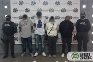 Les echaron guante a cuatro presuntos integrantes del grupo criminal de Niquia en Bello