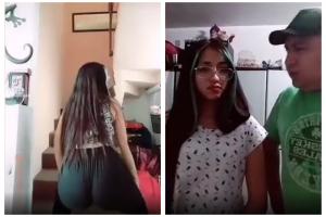 papá regañó a hija 