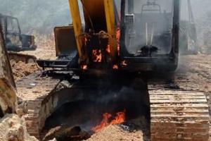 Destruyen un yacimiento minero ilegal perteneciente al Clan de Golfo en Zaragoza, Antioquia
