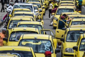 Protesta de taxistas